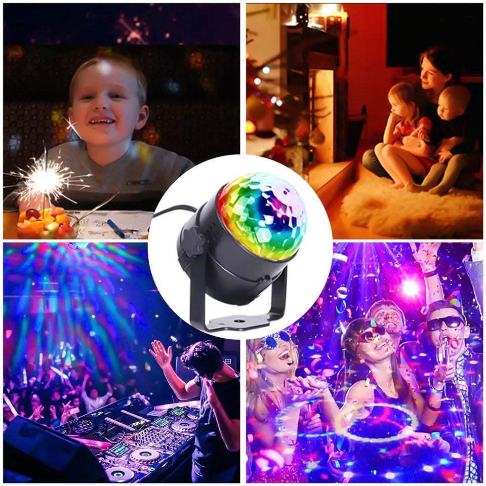 Disko Led lampa RGB - Azijashop