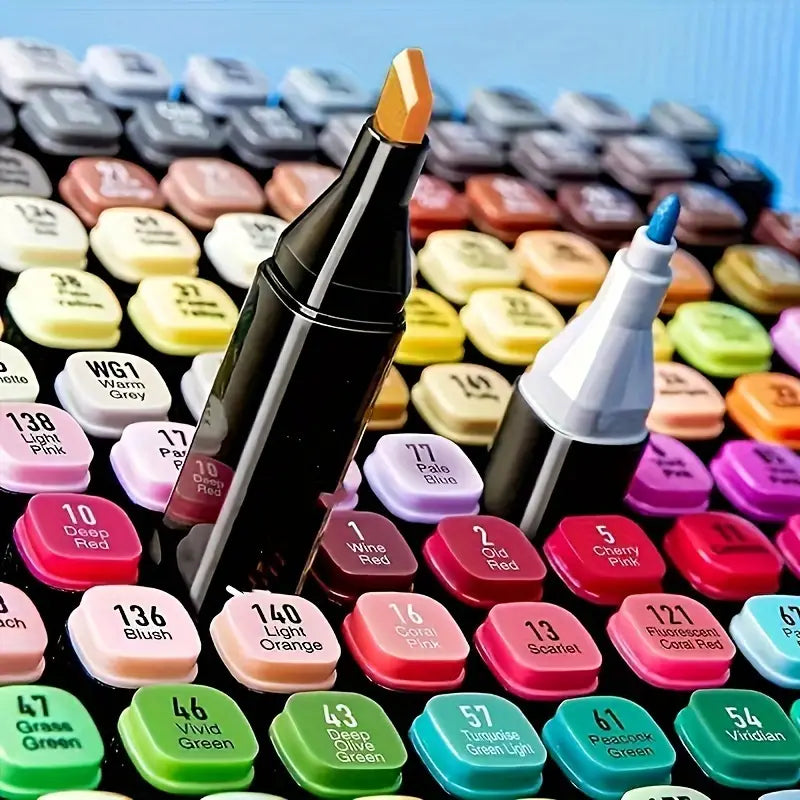 Flomasteri za crtanje dvostrani 80 kom - Azijashop