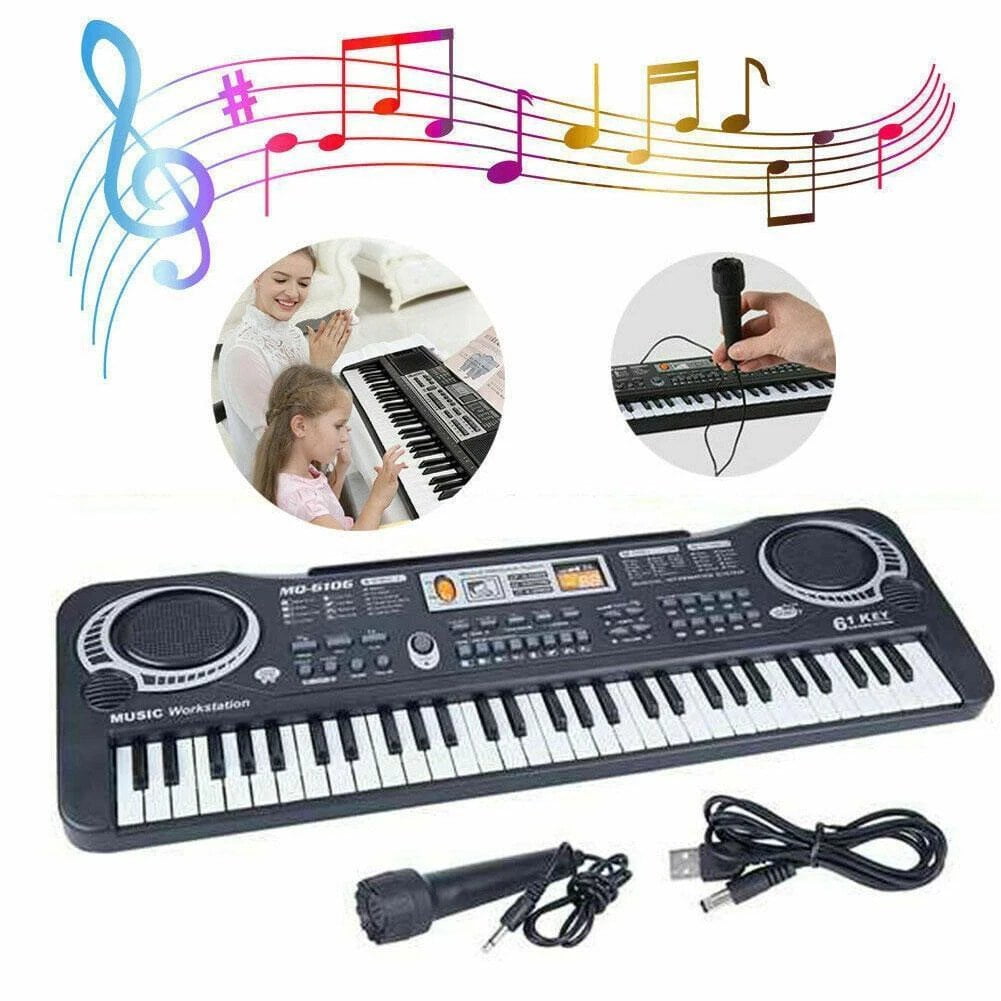 Sintisajzer za decu 61 dirka + mikrofon - Azijashop