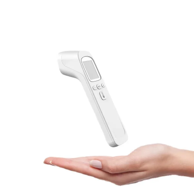 Ergonomski dizajn bezkontaktnog toplomera, jednostavan za upotrebu, termometar za čelo, digitalno merenje temperature, higijenski.