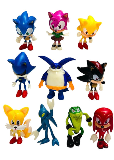Veliki set figura Sonic The Hedgehog Sonik jez Tails Knuckles akcione figure plisane igracke za decu povoljno