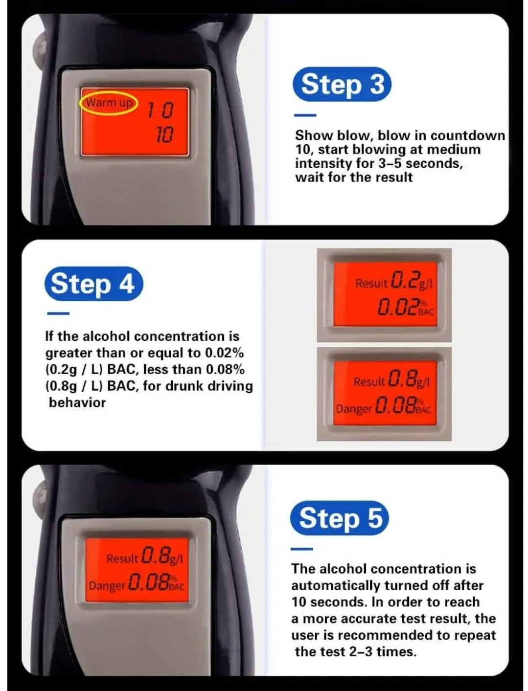 Aparat za alkotest - Azijashop
