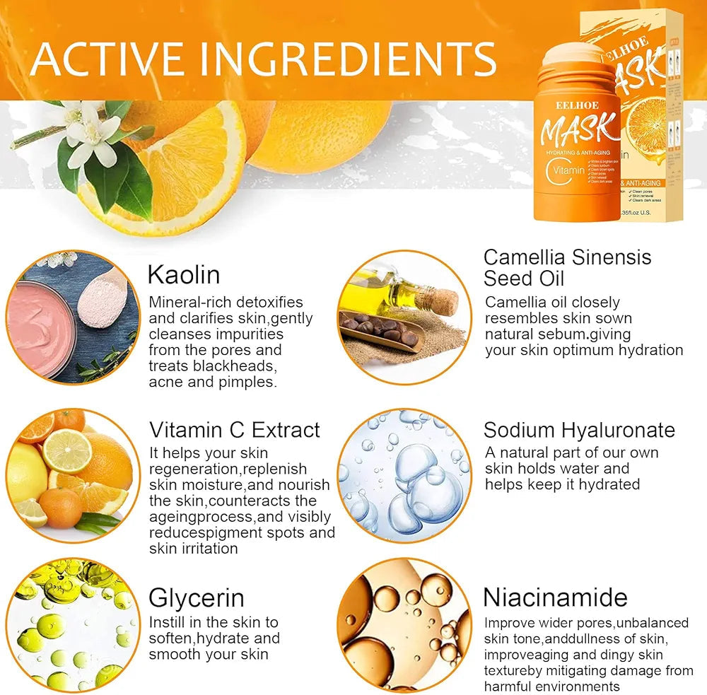 Eelhoe maska sa vitaminom C - sjaj mladalačke svežine Azijashop