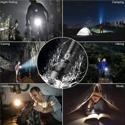 Snažna taktička baterijska LED lampa - Azijashop