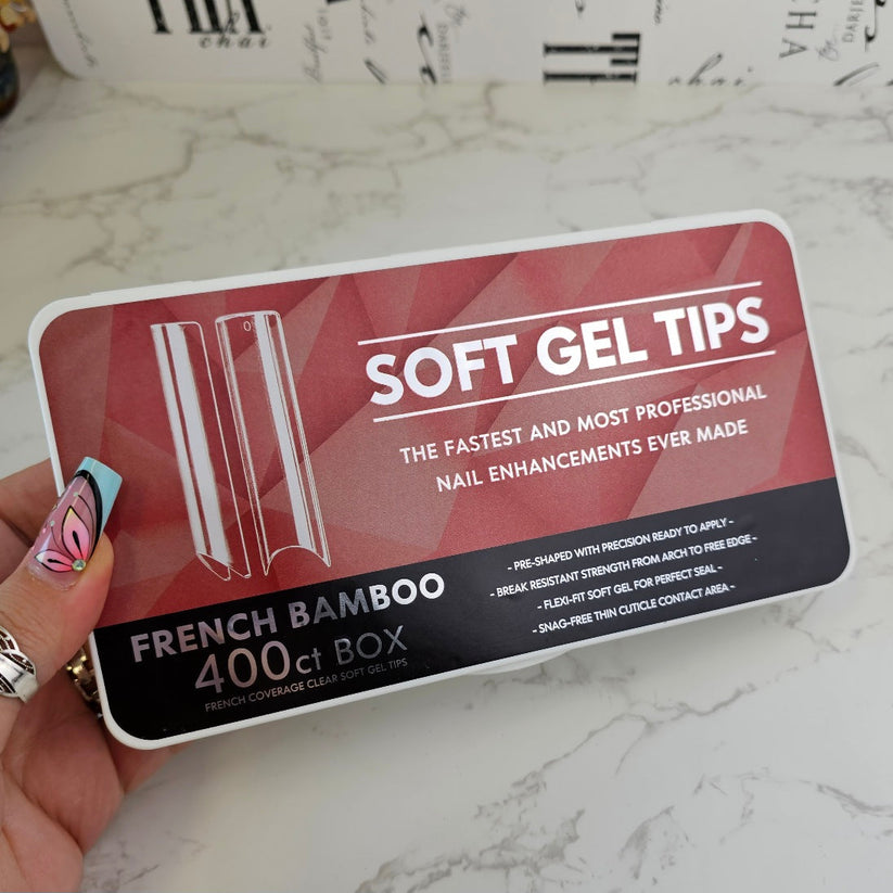 Aplikatori za veštačke nokte-French soft gel tips - Azijashop