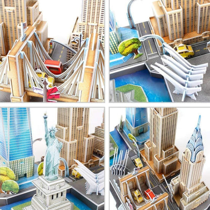 Puzzle slagalica maketa New York - Azijashop