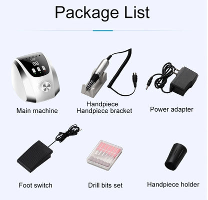 Električna turpija za nokte - Profesionalni set za manikir i pedikir SML M13 - Azijashop