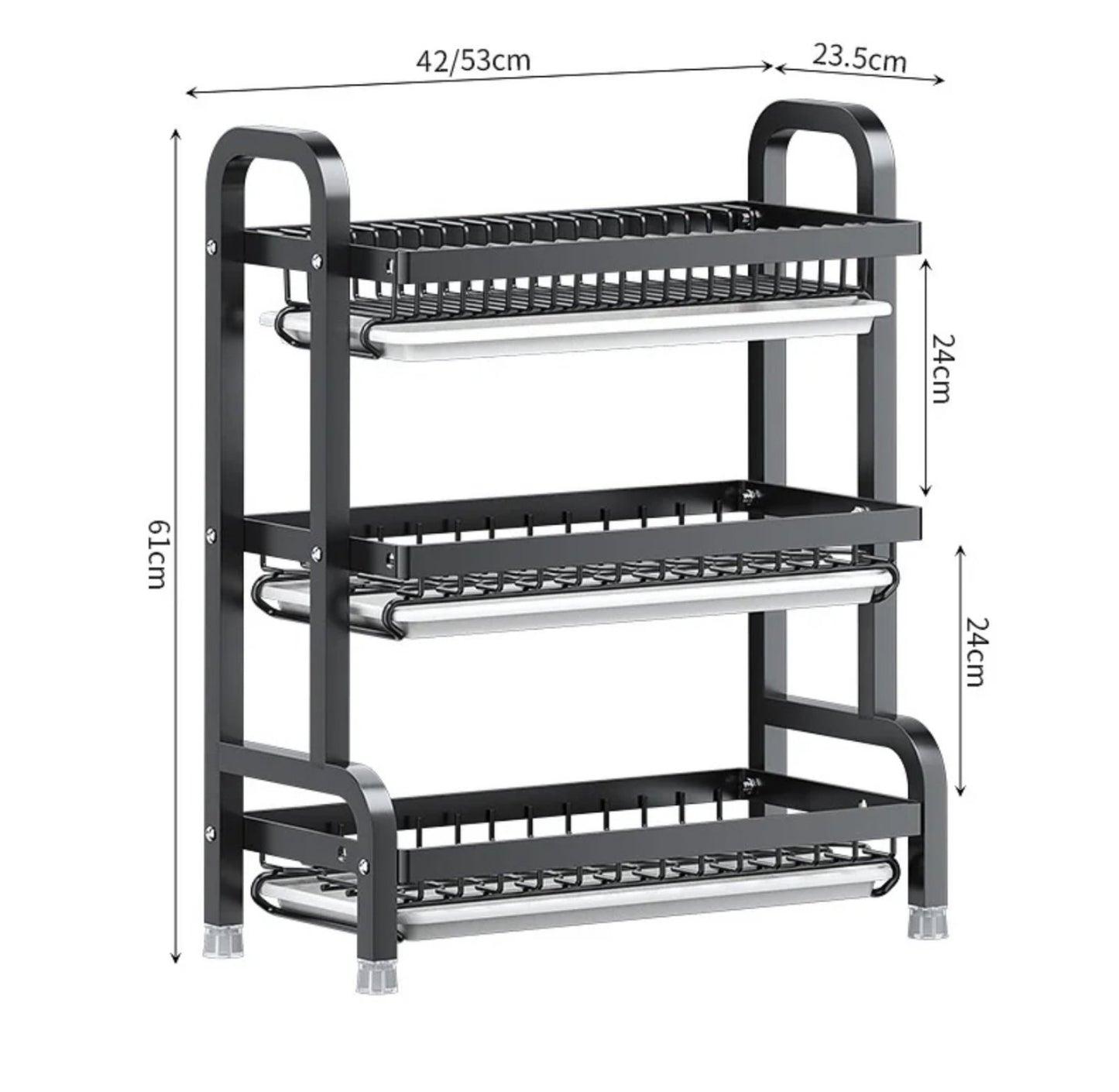 Stalak susac za sudove 3 nivoa - Azijashop