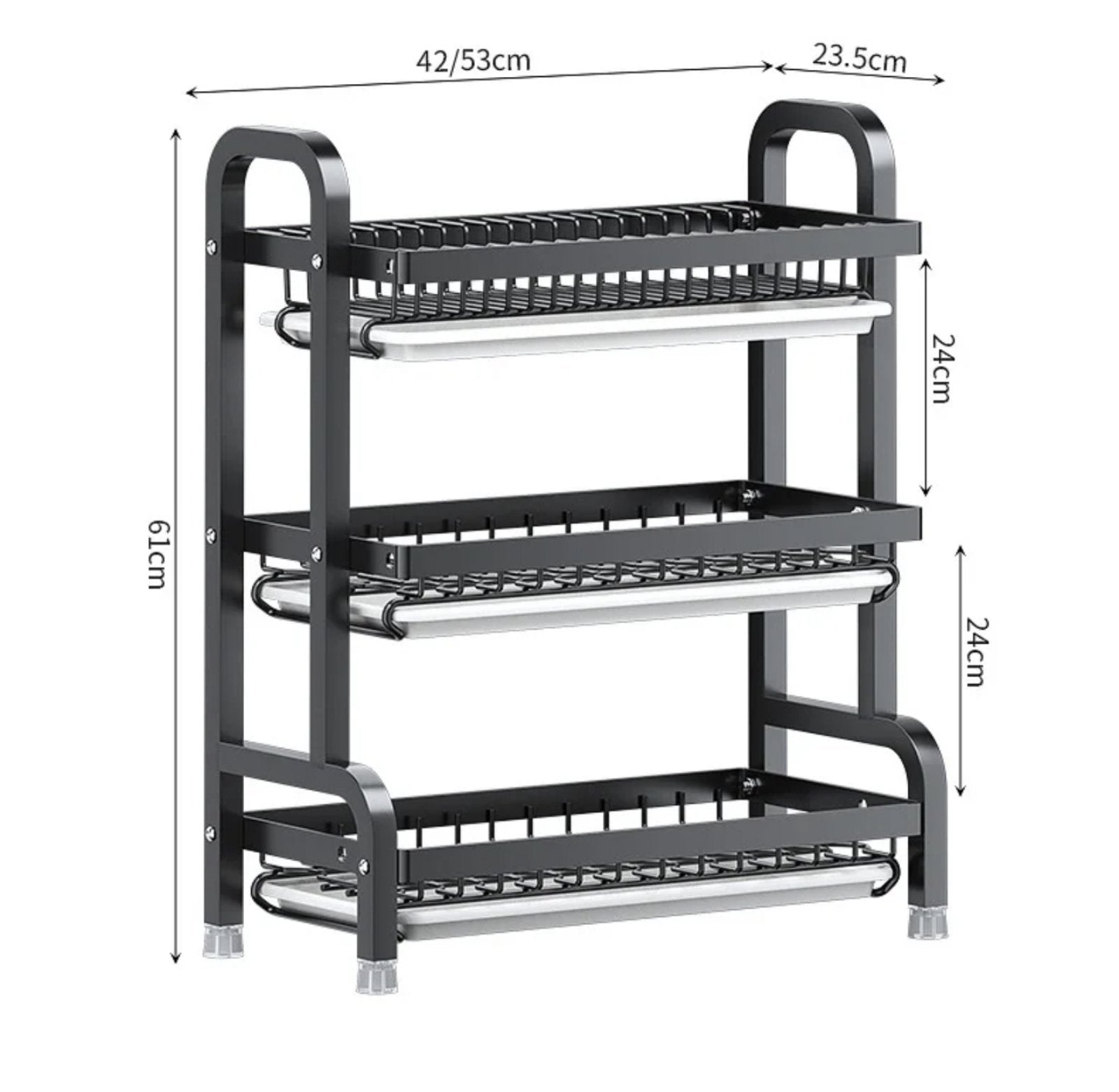 Stalak susac za sudove 3 nivoa - Azijashop