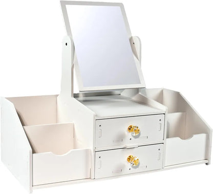 Elegantni organizator za šminku sa ogledalom - Azijashop