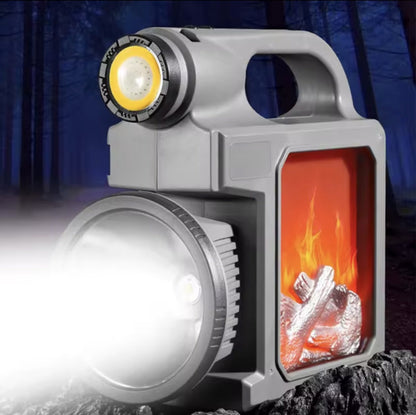 Led lampa sa efektom kamina-prenosna punjiva lampa Azijashop