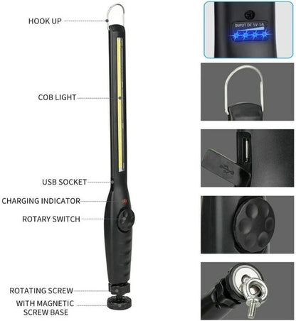 Radna LED lampa sa kukom i magnetom - Azijashop