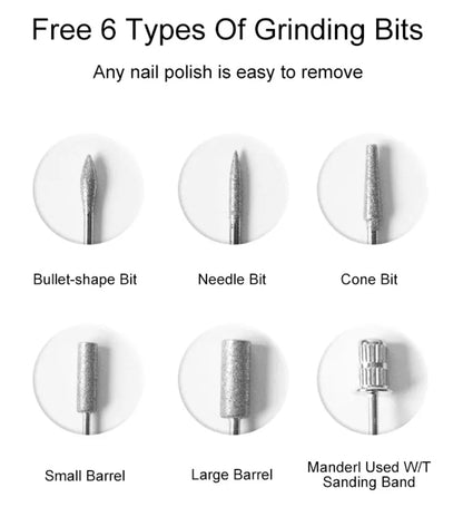 Električna turpija za nokte - Profesionalni set za manikir i pedikir SML M13 - Azijashop