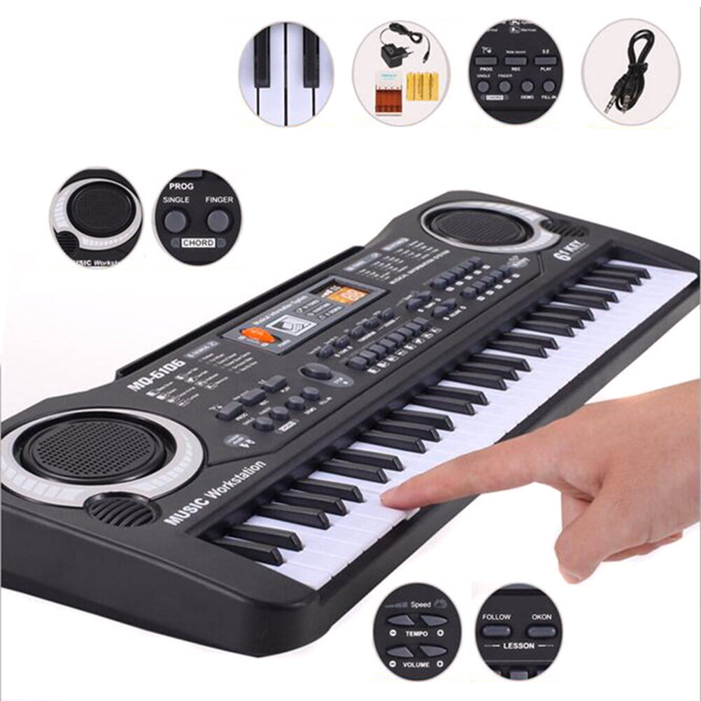Sintisajzer za decu 61 dirka + mikrofon - Azijashop