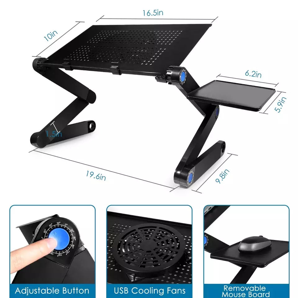 Sklopivi sto za laptop T9 sa hladnjakom - Azijashop