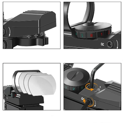 Regulacija jacine svetlosti i podesavanje nisanjenja na Red Dot optici pouzdani klikovi za preciznost i stabilnost nisanjenja