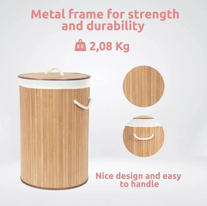 Korpa za ves Bamboo NOVO - Azijashop