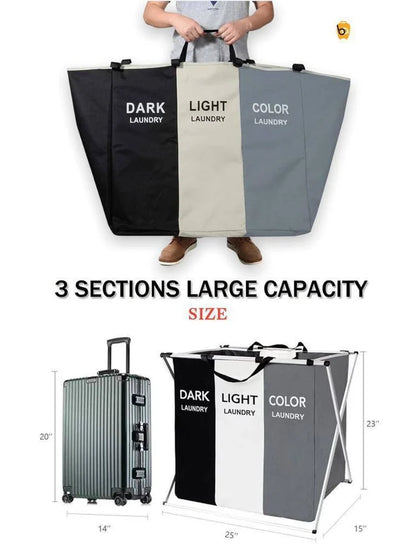 Korpa za ves 3 dela - Azijashop