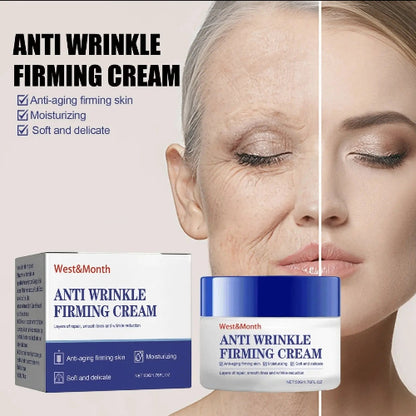 Krema za bore, prikaz rezultata. Umanjuje bore i fine linije na celu i licu. Podmladjivanje koze.