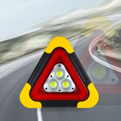  Prenosivi LED trougao upozorenja za auto, jaka svetlost za sigurnost na putu, obavezna oprema.