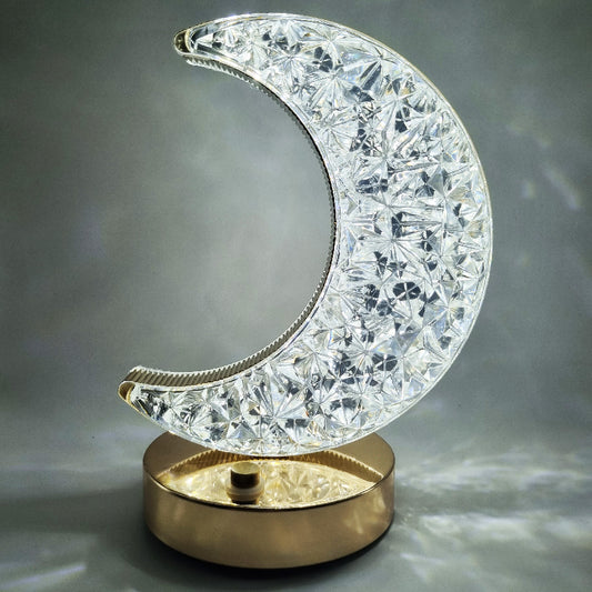 Stona lampa Kristal mesec lampa - Azijashop