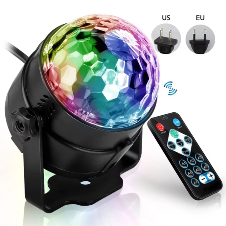 Disko Led lampa RGB - Azijashop