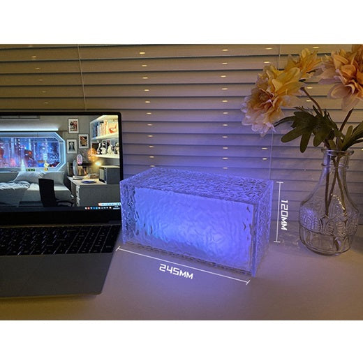 Lampa u obliku ledene kocke rgb - Azijashop