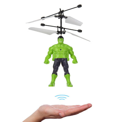 Leteći Hulk helikopter igracka na senzor superheroj avion figurica