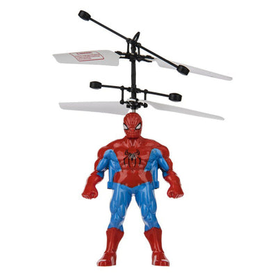 Spiderman figurica leteći helikopter igracka za decu avion sa senzorom