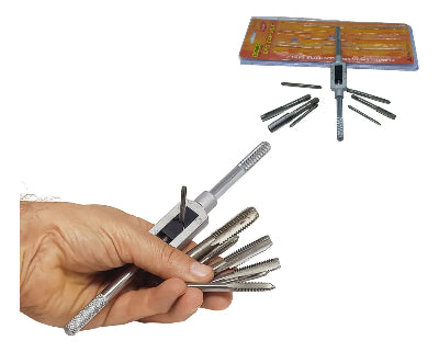 Set metričkih ureznica razlicitih velicina za navoje unutrasnji navoj u metalu izrada rupa