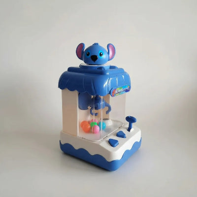 Decija masina za hvatanje kandza sa likom Stitch plava zabavna igracka za decu poklon igraonica loptice