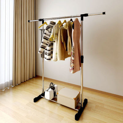 Mobilni stalak za odecu metalni na tockicima idealan za sobu ormar garderober dom vesalice