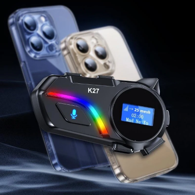 Motor bluetooth komunikator za kacigu jednostavno povezivanje sa smartfonima kompatibilan sa iOS i Android uredjajima