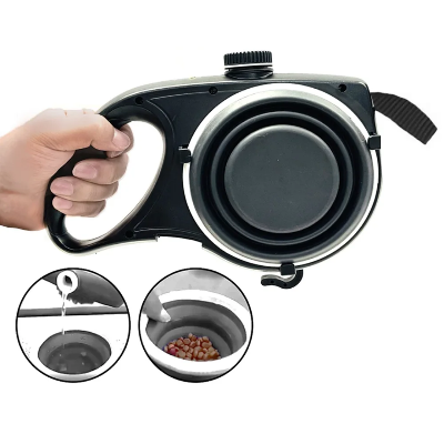 Multifunkcionalni povodac za pse setnja na izvlačenje voda posuda hrana boca sve u jednom putovanje ljubimci

