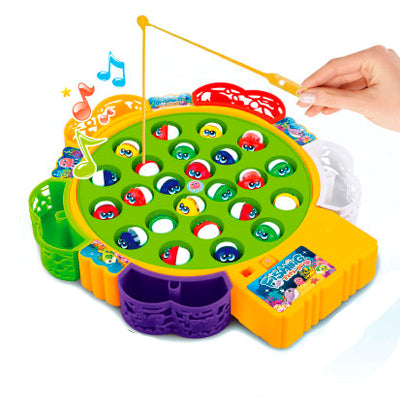 Interaktivna muzicka igra pecanje sa stapom za pecanje 30 ribica koje se otvaraju zabava za celu porodicu