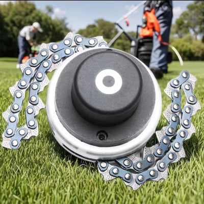 Nastavak za trimer sa lancem i zastitnim diskom alat za bastu i dvoriste pouzdana metalna glava za motorni trimer