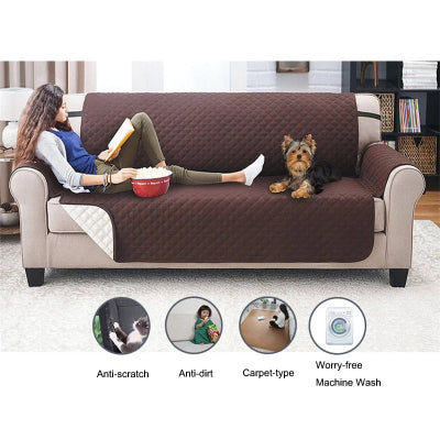 Navlaka za garnituru otporna na grebanje i prljavstinu. Jednostavno pranje u masini. Prakticna zastita za namestaj.