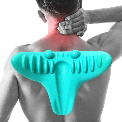 Anatomski jastuk oslonac za vrat i ledja za opustanje kicme i misica terapija za bol i istezanje