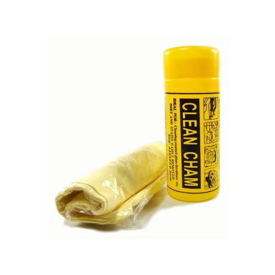 Clean Cham zuta krpa za poliranje automobila u plasticnoj tubi prenosivo pakovanje