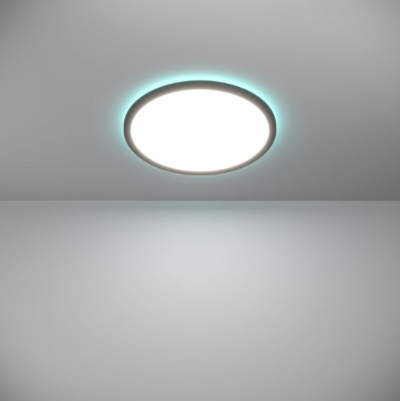 Okrugla LED plafonska lampa jako belo svetlo u kombinaciji sa prstenom visoka efikasnost stedljiva