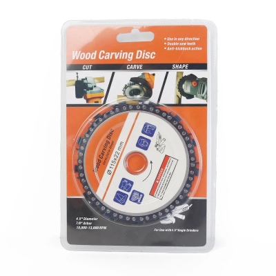 Fabricko pakovanje diska sa lancem za rezbarenje drveta alat za obradu drveta secivo za brusilicu ceo prikaz