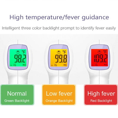 Pametni termometar sa upozorenjem za visoku temperaturu i groznicu, jasni indikatori za sigurnost.
