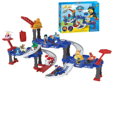 Veliki set igracka Patrolne Sape Paw Patrol staza garaza sa figurama i vozilima Chase Sky akcija poklon za decu