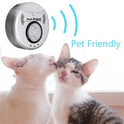 Pest Reject Pro ultrazvucni rasterivac stetocina sa pratecim uputstvom. Moderni dizajn, jednostavan za koriscenje u kuci i stanu.