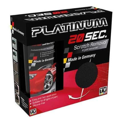 Kutija proizvoda Platinum 20 Sec. Sredstvo za efikasno uklanjanje ogrebotina sa karoserije automobila.