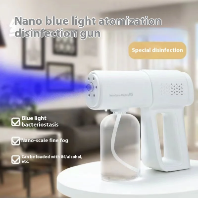Nano pistolj rasprsivac sa plavim svetlom za dubinsku sterilizaciju i dezinfekciju prostora Efikasno ciscenje
