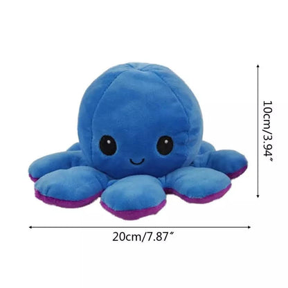 Plisana hobotnica sa dimenzijama 20 cm reverzibilna igracka koja menja raspolozenje