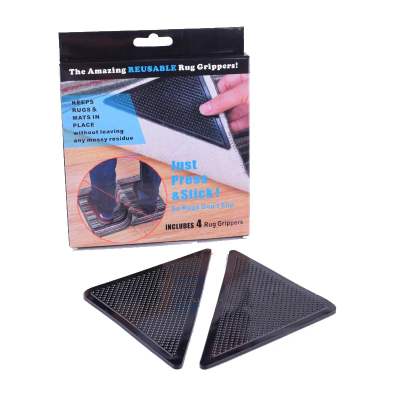 Podloge za tepihe protiv klizanja za visekratnu upotrebu silikonski trouglovi fiksiranje tepiha ne ostavlja trag na podu