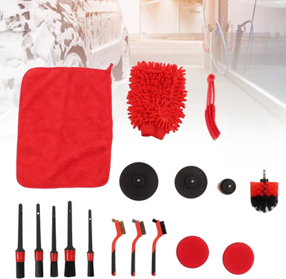 Set za auto detajling četke 17u1 - Azijashop