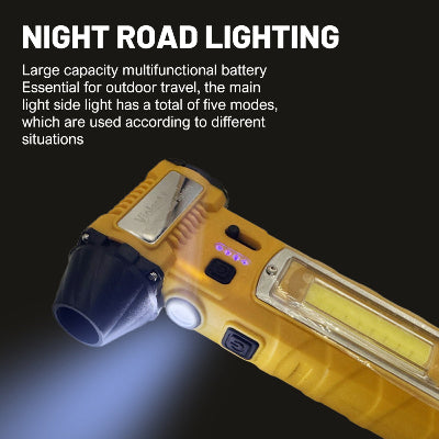 Baterijska lampa velikog kapaciteta sa pet modova svetla esencijalni alat za nocno putovanje kampovanje i hitne situacije